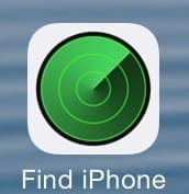 iPhoneを探すアプリ画像