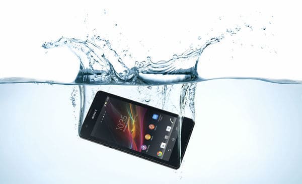 スマホ水没画像