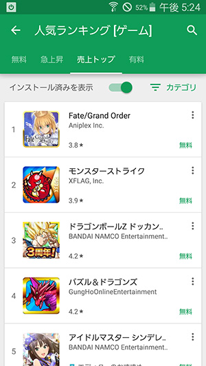 ゲームセールスランキング画像