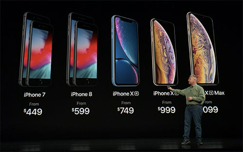 iPhone ラインナップ画像