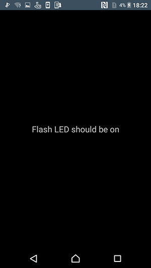 フラッシュLED画像